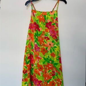 Floral Spaghetti Strap Dress